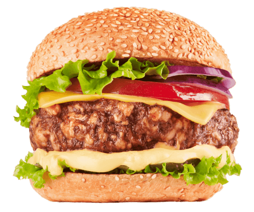 burger white pie